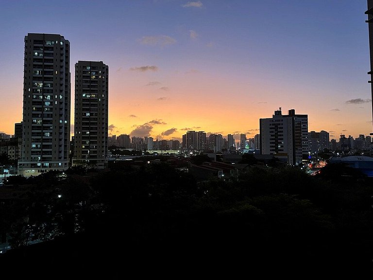 Para famílias e grupos PORTARIA 24h com garagem WIFI200M