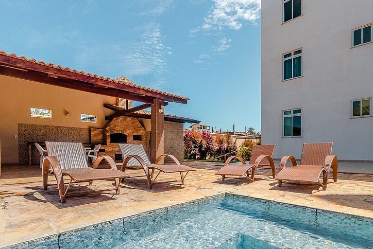 TOP 2 QUARTOS em Condominio- PISCINA, CHURRASQUEIRA, ESTACIO